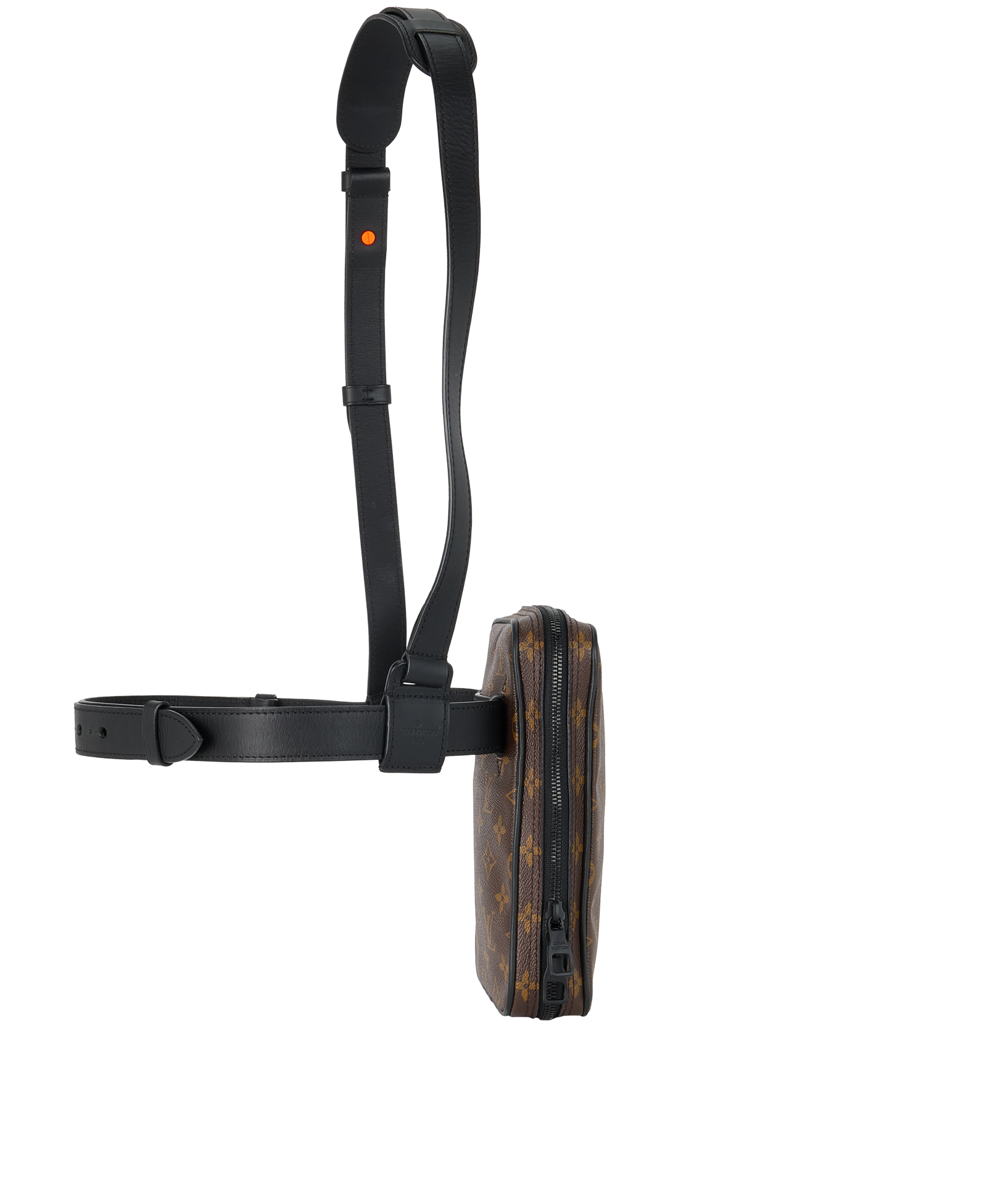 Utility Side Bag, &pound;650, Handbags, Brown, Canvas, Side view